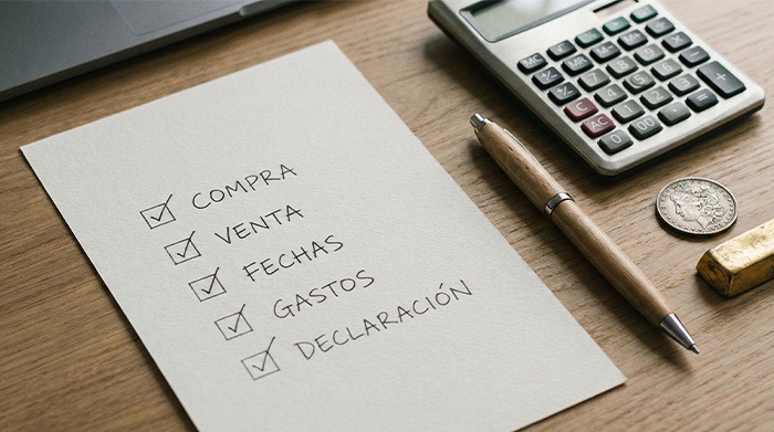 checklist declarar venta de oro forma segura