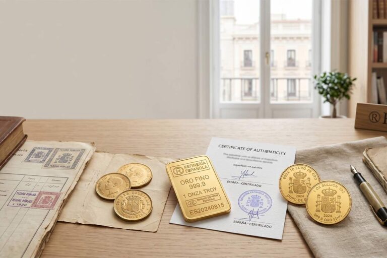 hiistoria del oro de inversión en espana