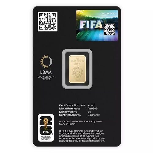 AU 1G REVERSO BLISTER
