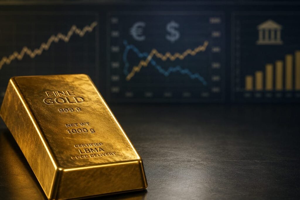 Factores que influyen en el precio del oro: tipos de interés, euro dólar y bancos centrales